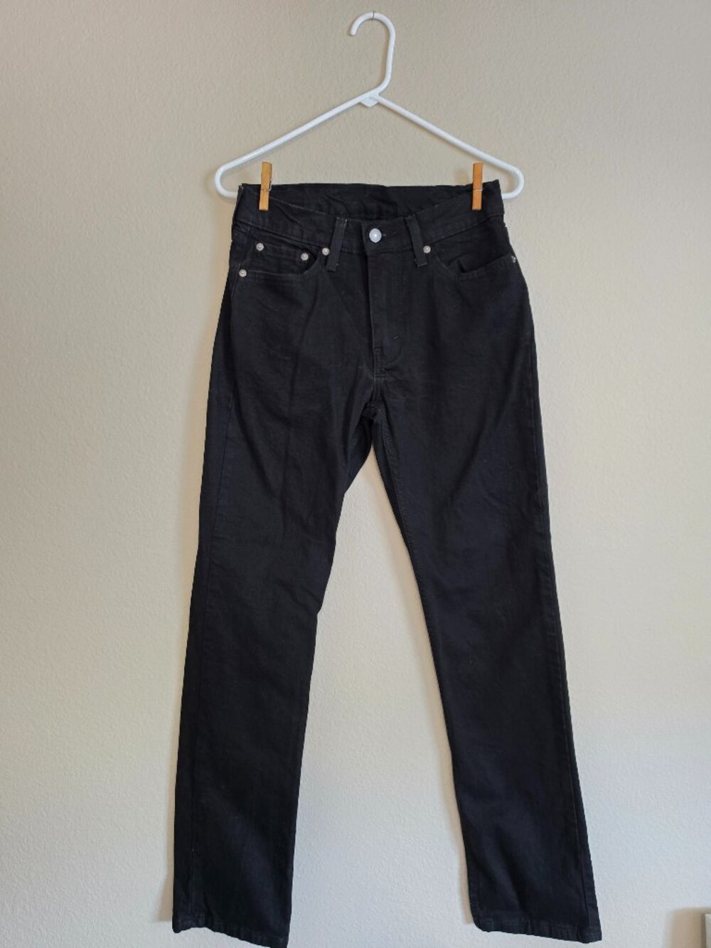 Men's Levi Strauss Black Jeans 514 W29 L32